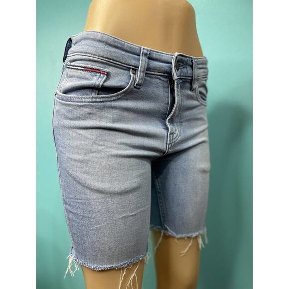 Tommy‎ Jeans Slim Taperes Seve Jean Shorts SIze 28 / 34 - Picture 2 of 8